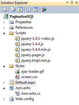 Solution Explorer