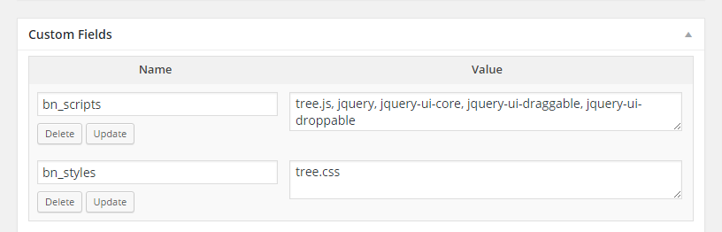 bn_styles and bn_scripts custom fields added